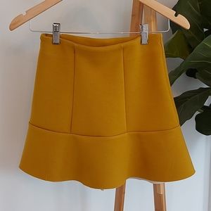 H&M Olive Colour Short Skirt Size XS